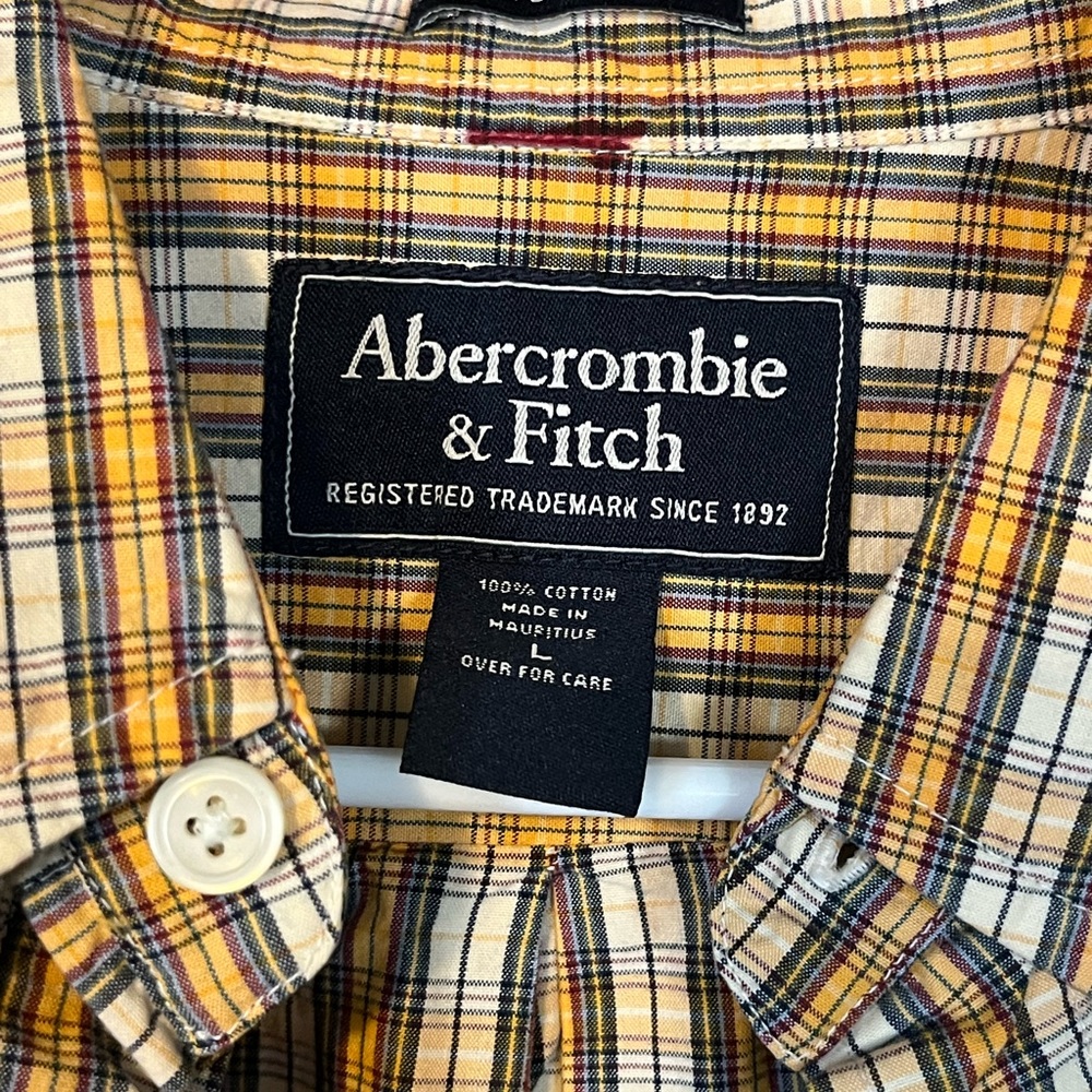 Abercrombie & Fitch mens long sleeve Oxford